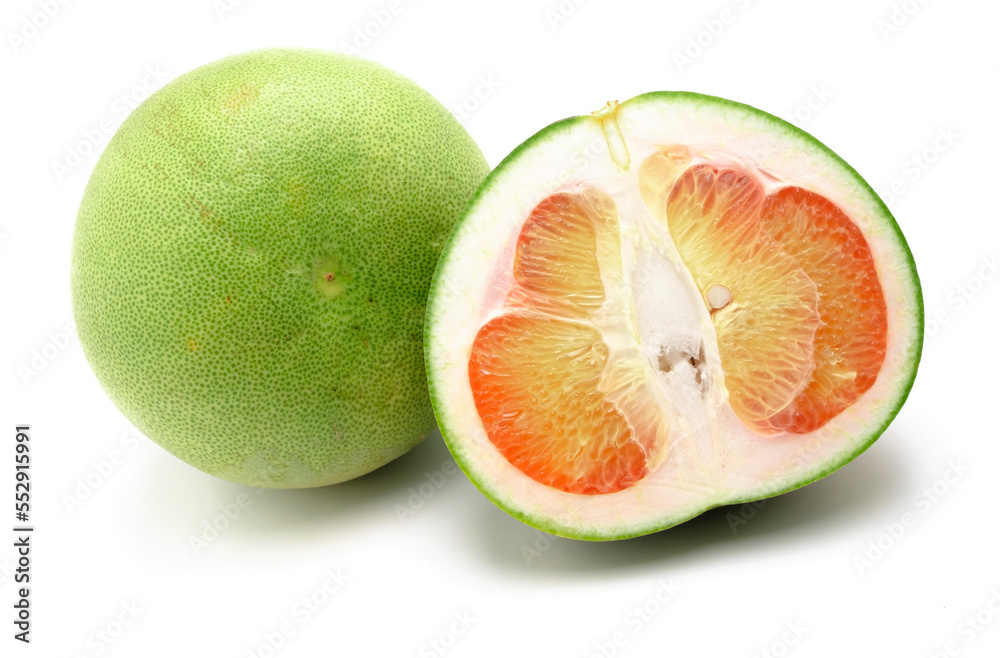 Juicy ripe grapefruit isolated on white background. Juicy ripe grapefruit isolated on white background.