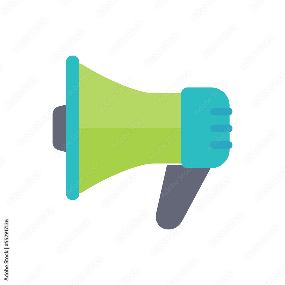megaphone broadcasting speaker icon Make a loud noise to notify product promotions. megaphone broadcasting speaker icon Make a loud noise to notify product promotions.
