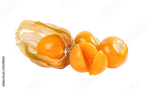 Quadro su tela Cape Gooseberry isolated on transparent png