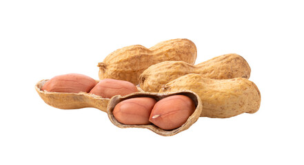 peanuts isolated on transparent png