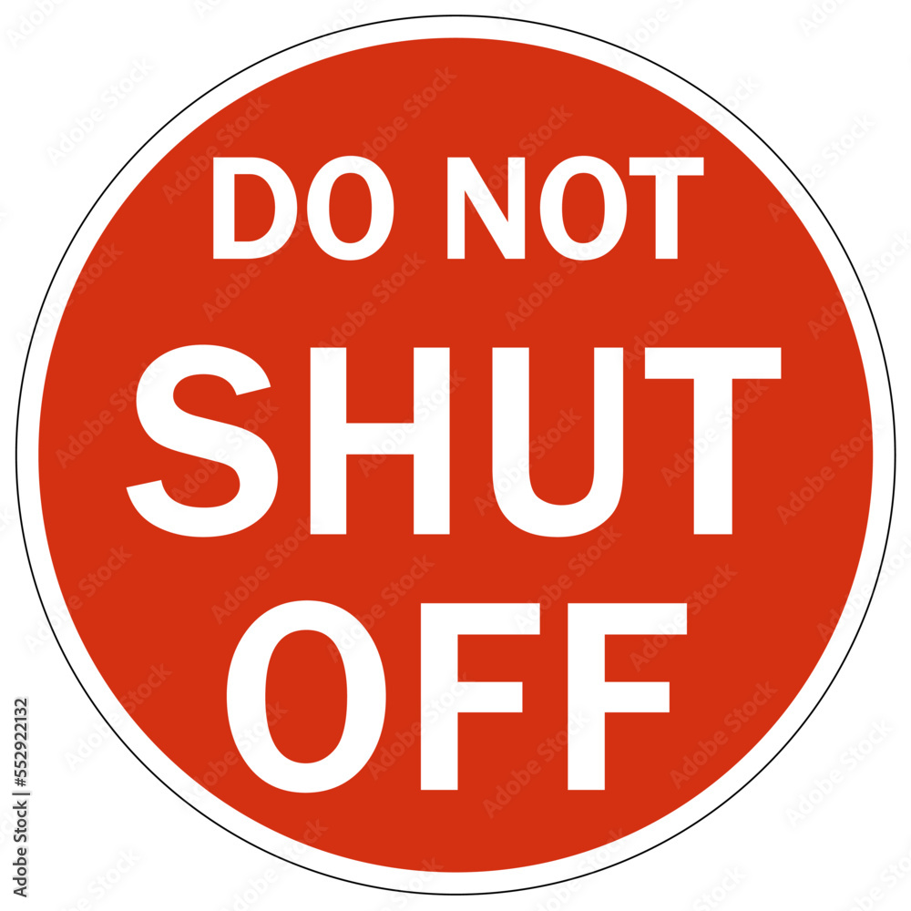 Electrical emergency shut off sign and label Electrical emergency shut off sign and label