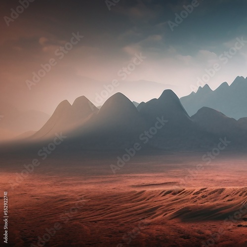 Mysterious Landscape That Inspires Wanderlust k realistic highly detailed