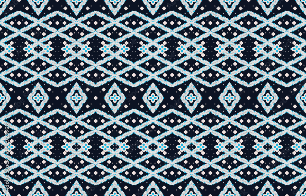 Geometric ethnic pattern oriental. seamless pattern. Design for fabric, curtain, background, carpet, wallpaper, clothing, wrapping, Batik, fabric,Vector