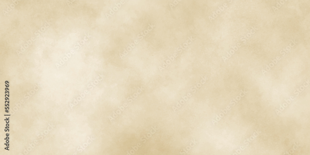 Abstract painted watercolor background on paper texture. old paper texture design and Light brown concrete background texture wallpaper .Gurage paper texture design and Vector design in illustration