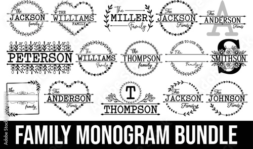 family monogram bundle