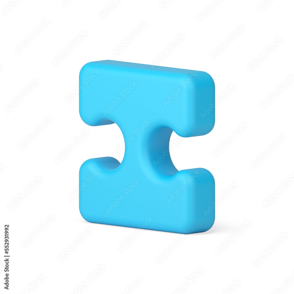 Jigsaw piece blue brainstorming puzzle detail for assembling riddle game challenge 3d icon Jigsaw piece blue brainstorming puzzle detail for assembling riddle game challenge 3d icon