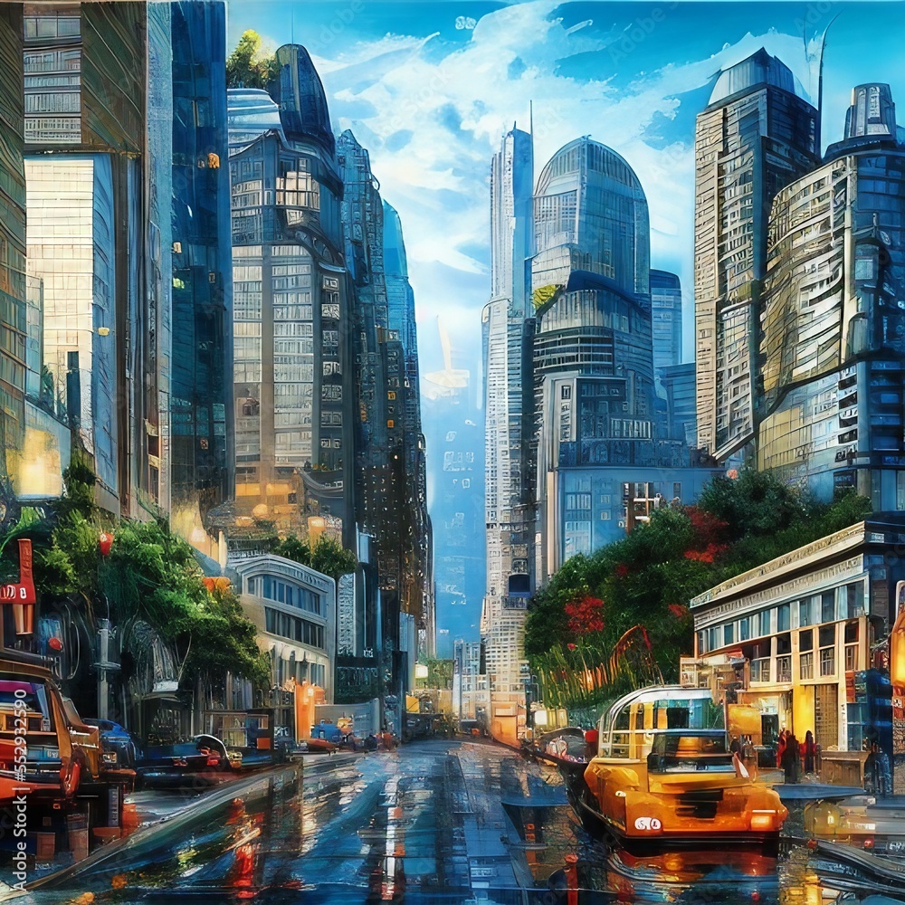 Traditional Cityscape That Inspires Wanderlust k realistic highly detailed