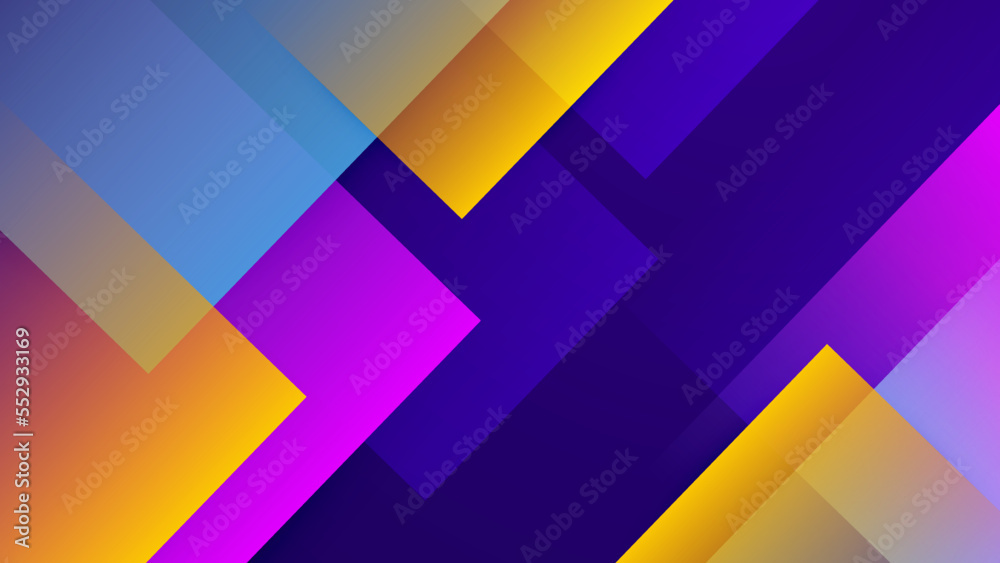 Abstract colourful design on dark purple background
