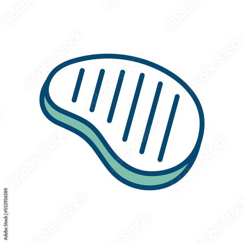 meat icon vector design template in white background
