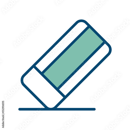 eraser icon vector design template in white background