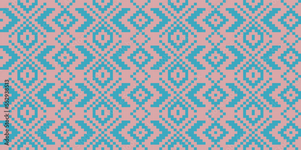 Belarusian embroidery seamless pattern