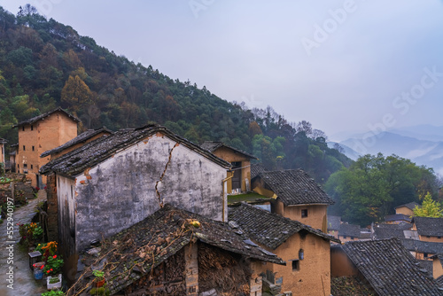 Ancient Villages and Natural Scenery in the Mountainous Areas of Anhui Province, China 