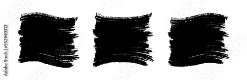 Hand drawn curve grunge backgrounds. Set of watercolor design elements. Sale banners. Vector Illustration.