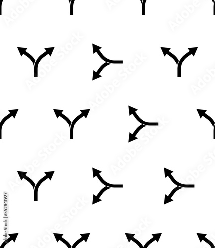Split Icon Seamless Pattern, Split Vertical Arrow, Split Horizontal Arrow,