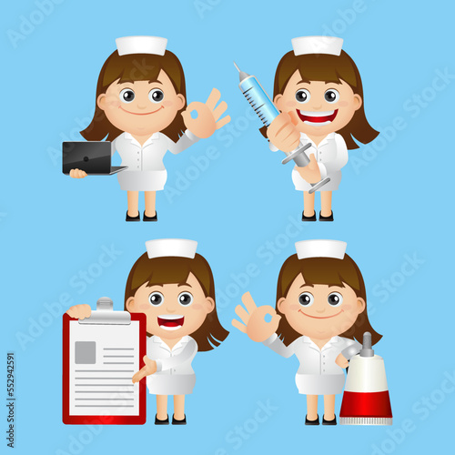 Cute Set - Set of Nurse