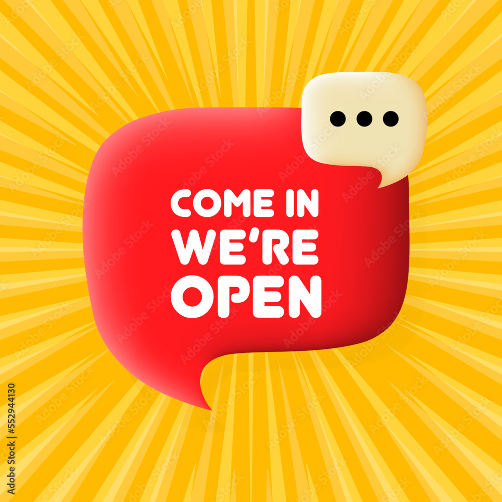 Come Were Open Metal Tin Sign Foto de stock 1047628030