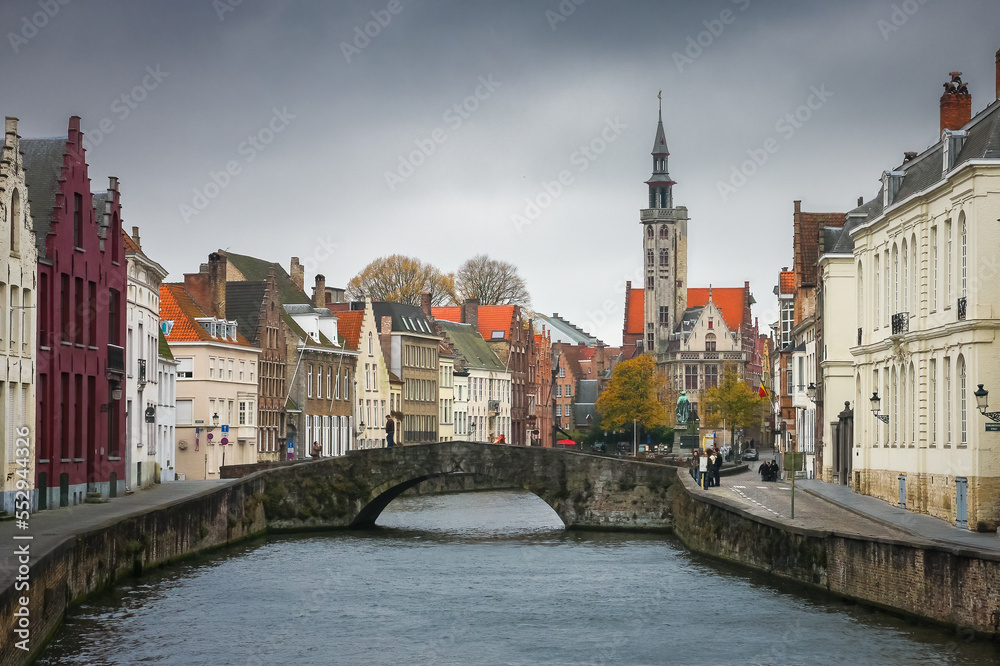Canal in the historic centre of Brugge