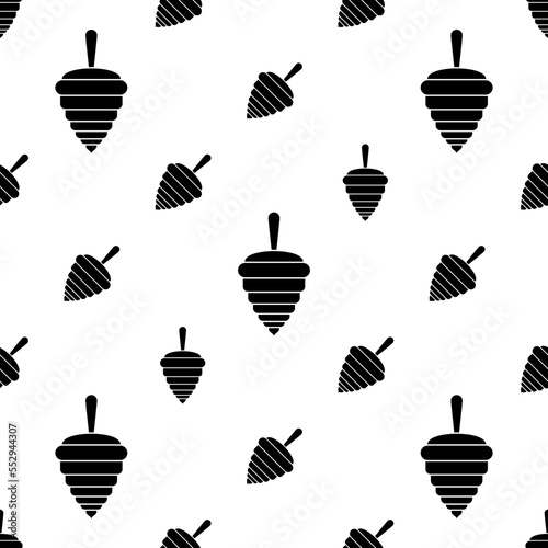 Whirligig Icon Seamless Pattern, Toy photo