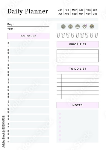 Daily Planner Templates
