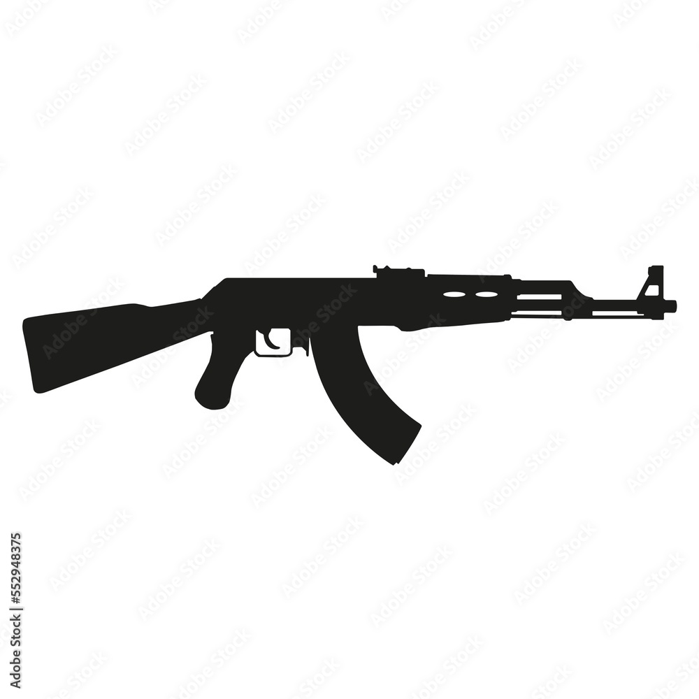 AK47 GUN ILLUSTRATIONS