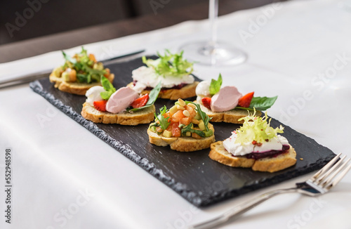 different kinds of canape