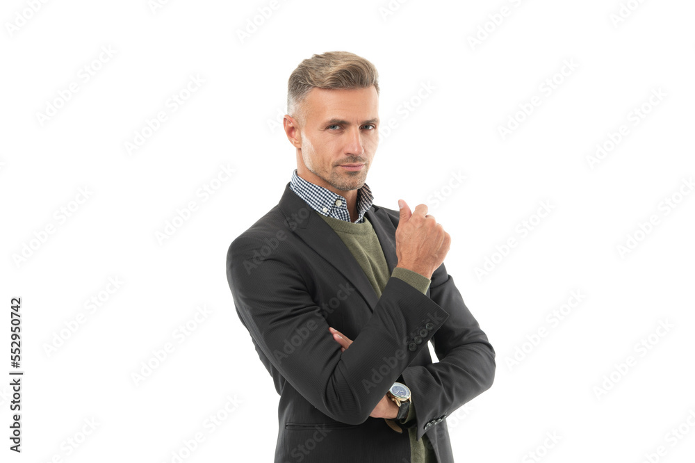 studio shot of confident mature man. good looking mature man. mature man has great style studio shot of confident mature man. good looking mature man. mature man has great style