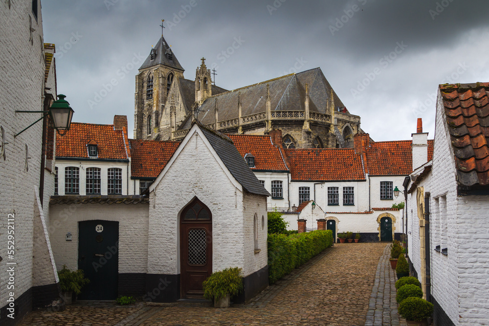 In the historic centre of Kortrijk