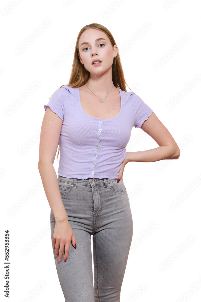 Fototapeta premium woman in blouse