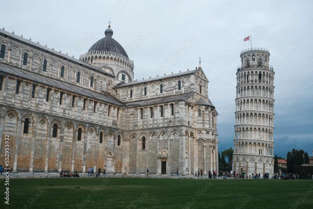 The leaning tower of Pisa and Piazza Del Duomo