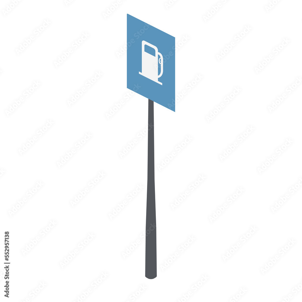 isometric traffic sign gasoline refueling pump sign 3d universal scenary collection set isometric traffic sign gasoline refueling pump sign 3d universal scenary collection set
