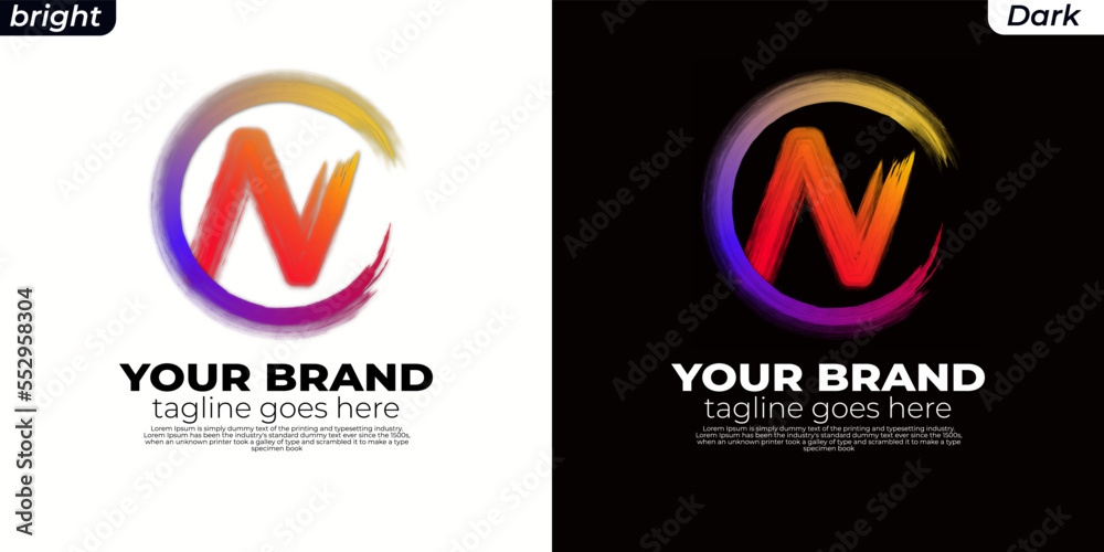 logo Brush initial N, CN, NC, ON, NO, circle N ,Round spiral. Wavy cycle. Circular pattern. Black frame on white background. Rotate ring. Circe line. colors orange, yelow, blue, pink logo Brush initial N, CN, NC, ON, NO, circle N ,Round spiral. Wavy cycle. Circular pattern. Black frame on white background. Rotate ring. Circe line. colors orange, yelow, blue, pink