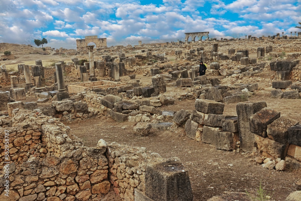 Volubilis, sito archeologico romano in Marocco