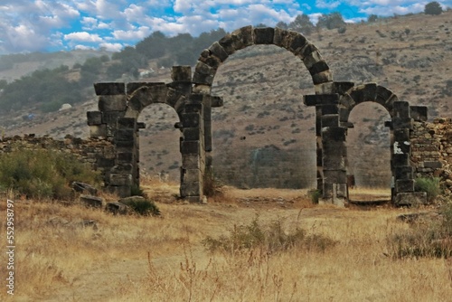 Volubilis, sito archeologico romano in Marocco photo