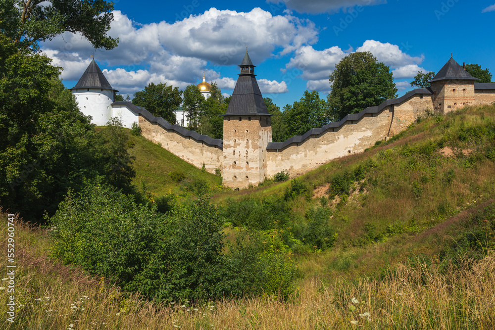 Walls of Pskov-Pechory Monastery