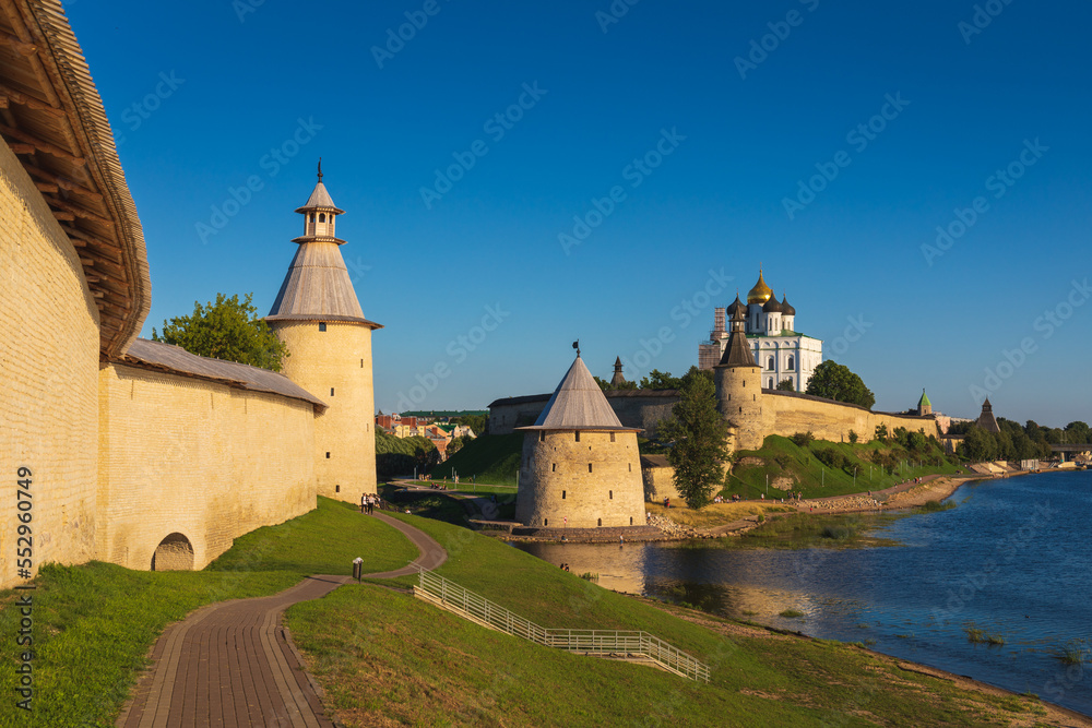 In the old town of Pskov