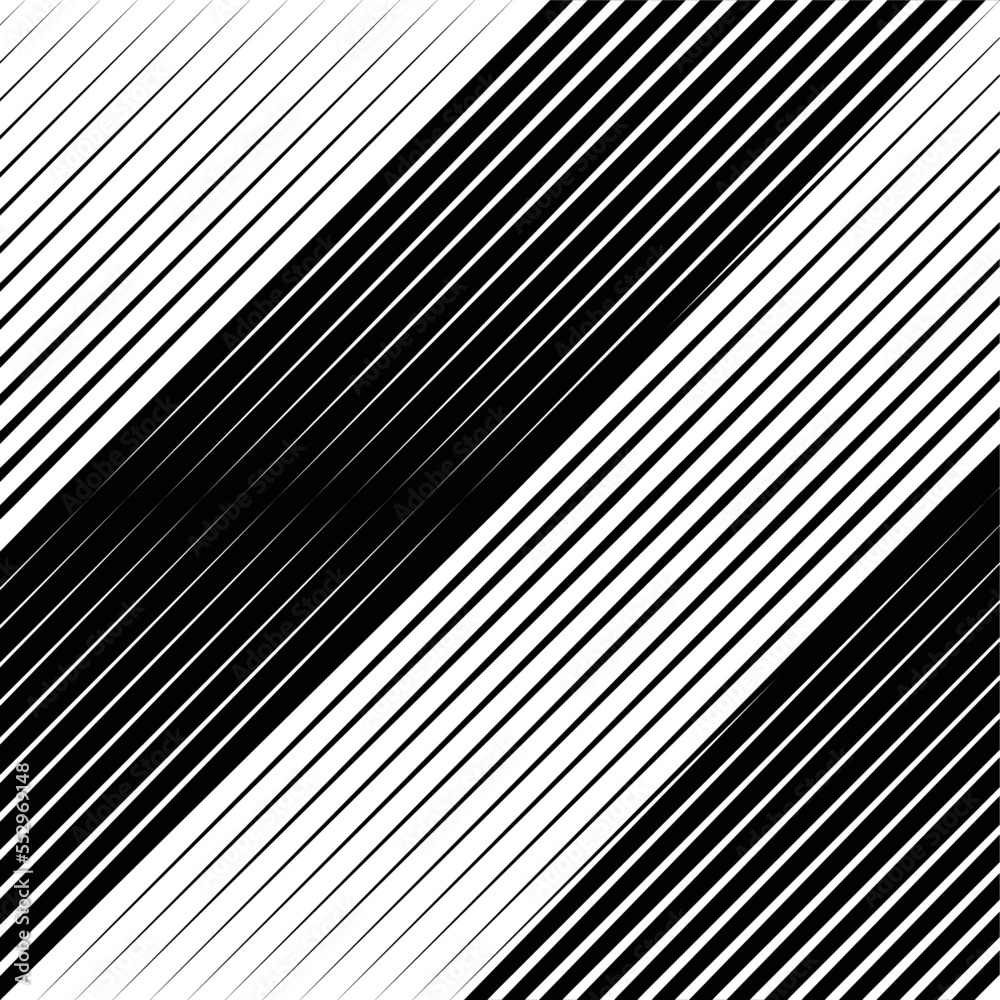 Obraz premium Abstract Black Diagonal Striped Background . Vector parallel slanting, oblique lines texture