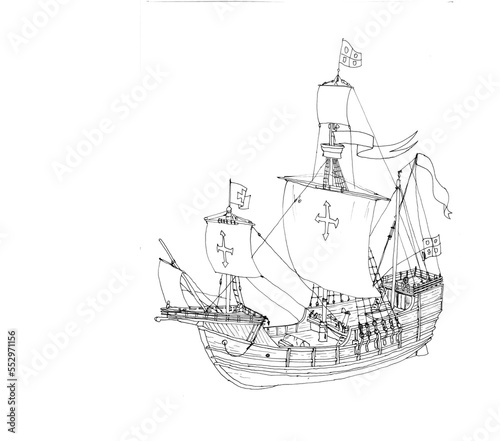 Sailship Spanish Medieaval