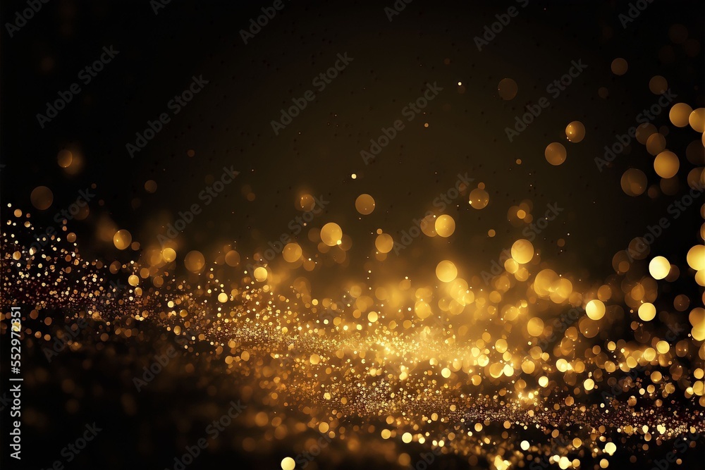 Naklejka premium Glitter background with color and some bokeh