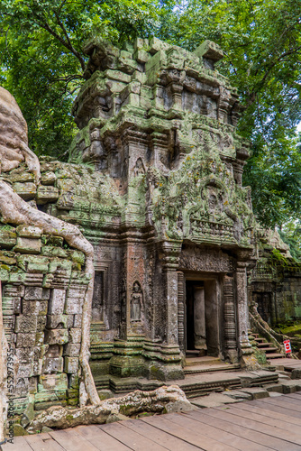 Ancient tower at Bayon Temple - Angkor Wat, Cambodia