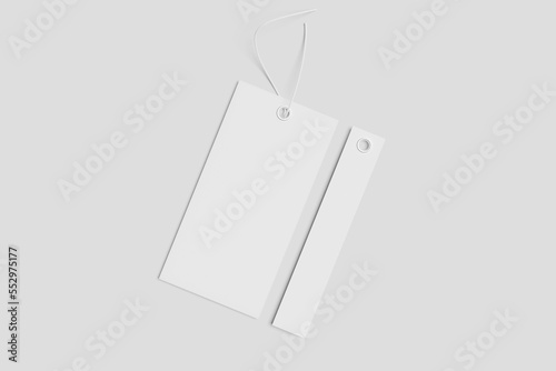 Label Tag Mockup photo