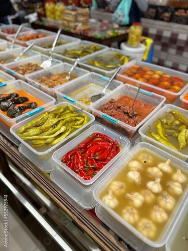 Korean pickles vegetables in the market © Igor