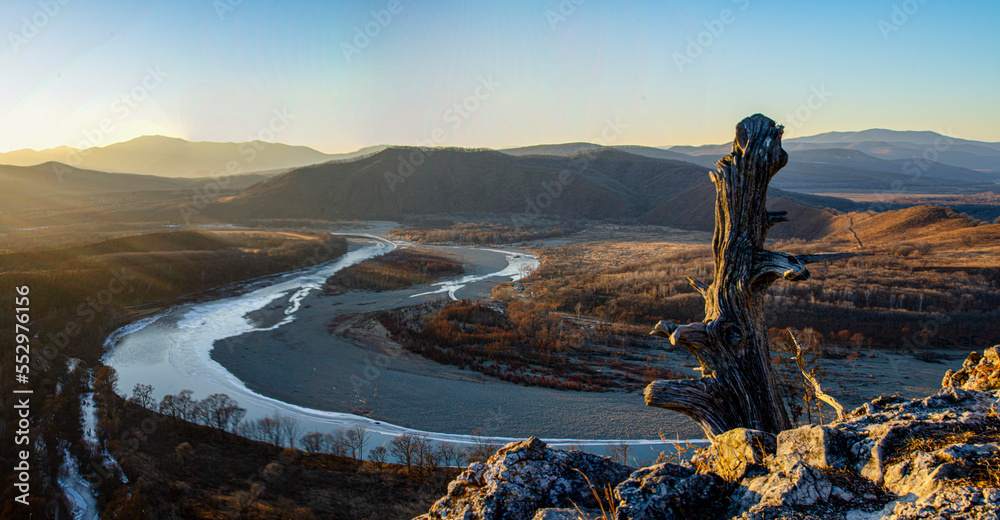 Obraz premium landscape with river