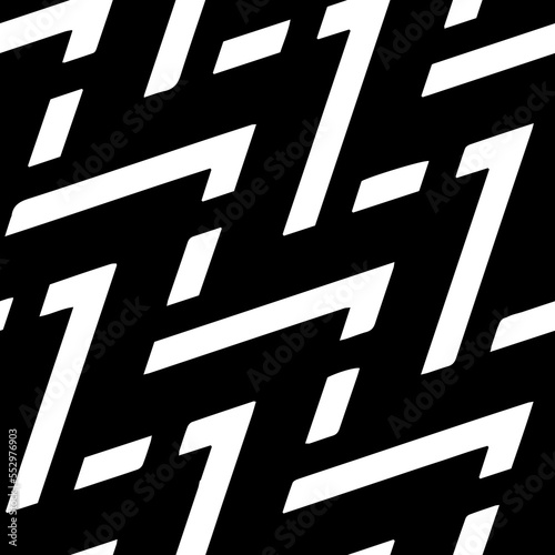 Fotografie Full seamless geometric texture pattern vector for decoration