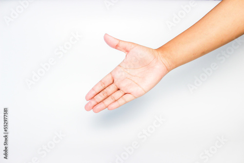 A Female Hand Ready for a Handshake © 39 Rako