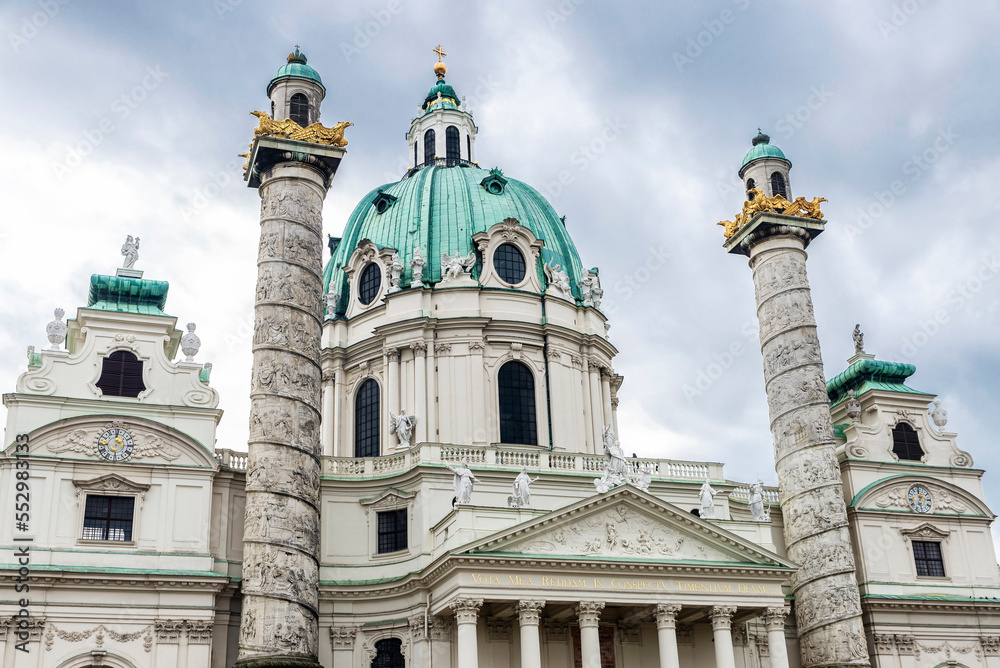 Karlskirche or St. Charles Church in Vienna, Austria