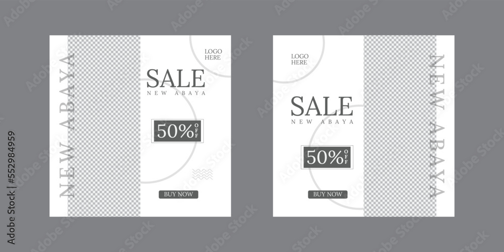 editable discount banner for web suitable to social media template