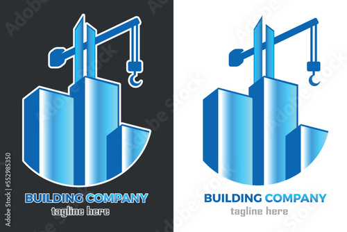 Architektbüro, Hoch- und Tiefbau, Baubranche - Logo Design, Branding