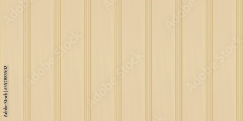 Seamless beige vertical wall wainscot pattern. Plastic, gypsum or wooden beadboard of interior cladding. Vector illustration. Renovating home wall decor