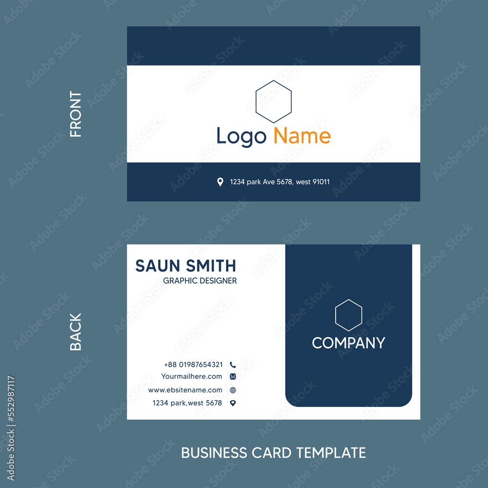 modern business card template modern business card template