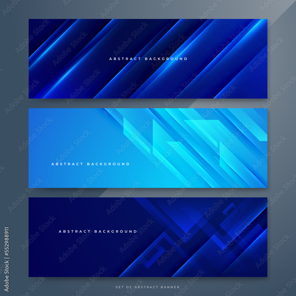 Blue banner background. Geometric dark blue light stripes texture background. Vector illustration abstract graphic design banner pattern presentation background web template. Blue banner background. Geometric dark blue light stripes texture background. Vector illustration abstract graphic design banner pattern presentation background web template.